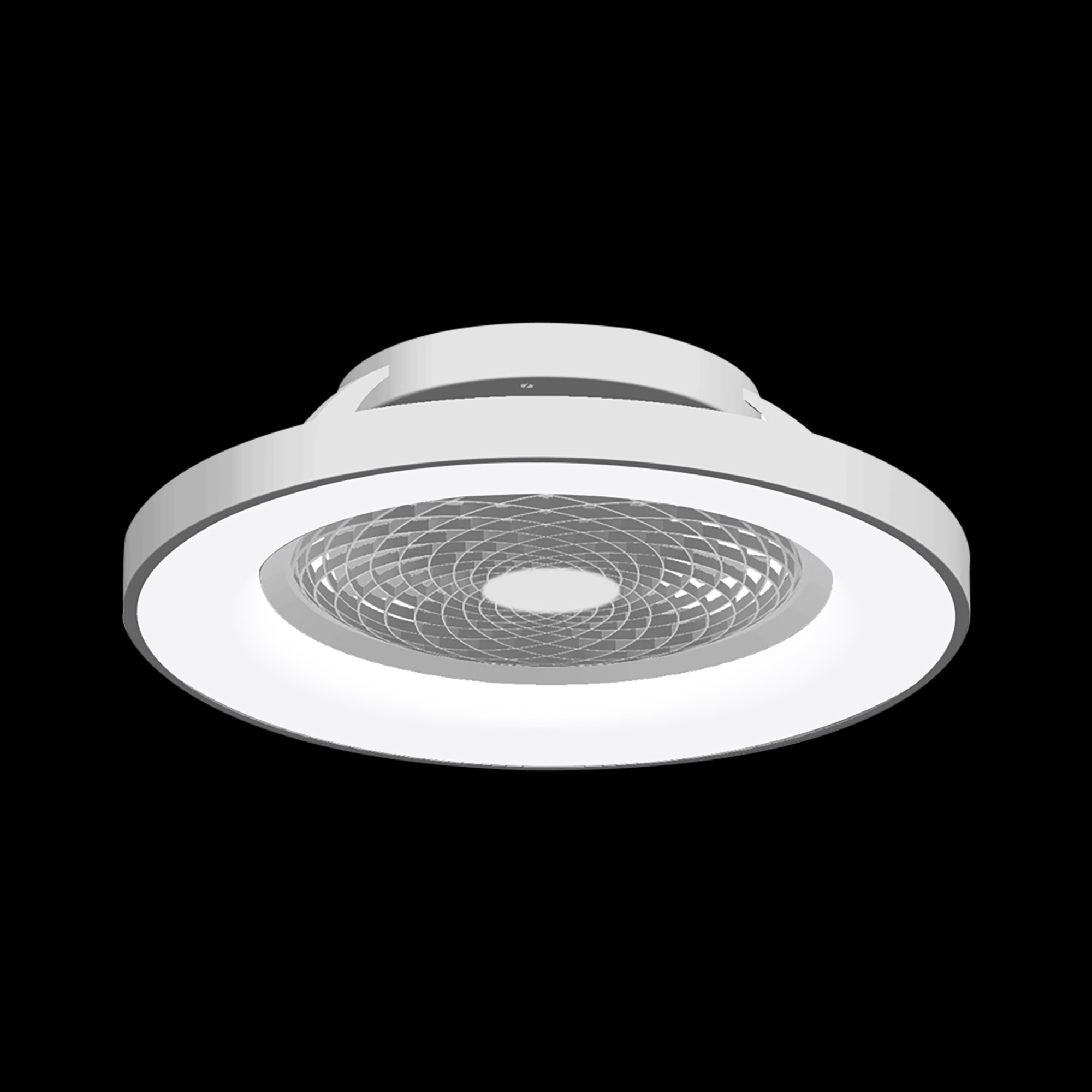 Tibet 70W LED Dimmable Ceiling Light & Fan, Remote / APP / Voice Controlled Silver M7125  Mantra Tibet